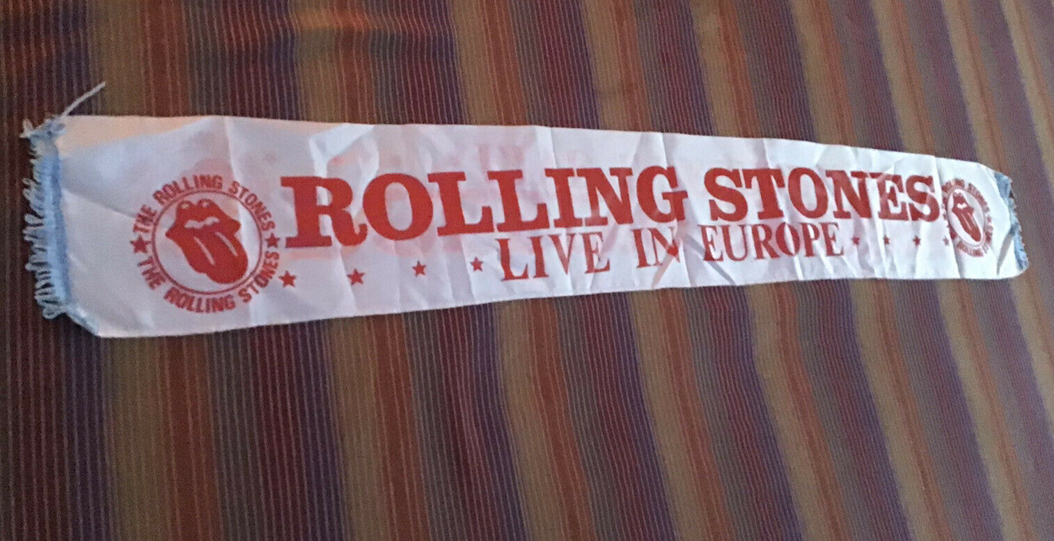 Rolling Stones 1980’s Live In Europe Banner