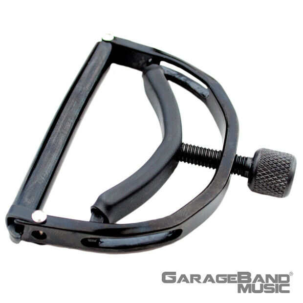 Paige 6 String Electric Acoustic Guitar Capo | Black | P6e | New