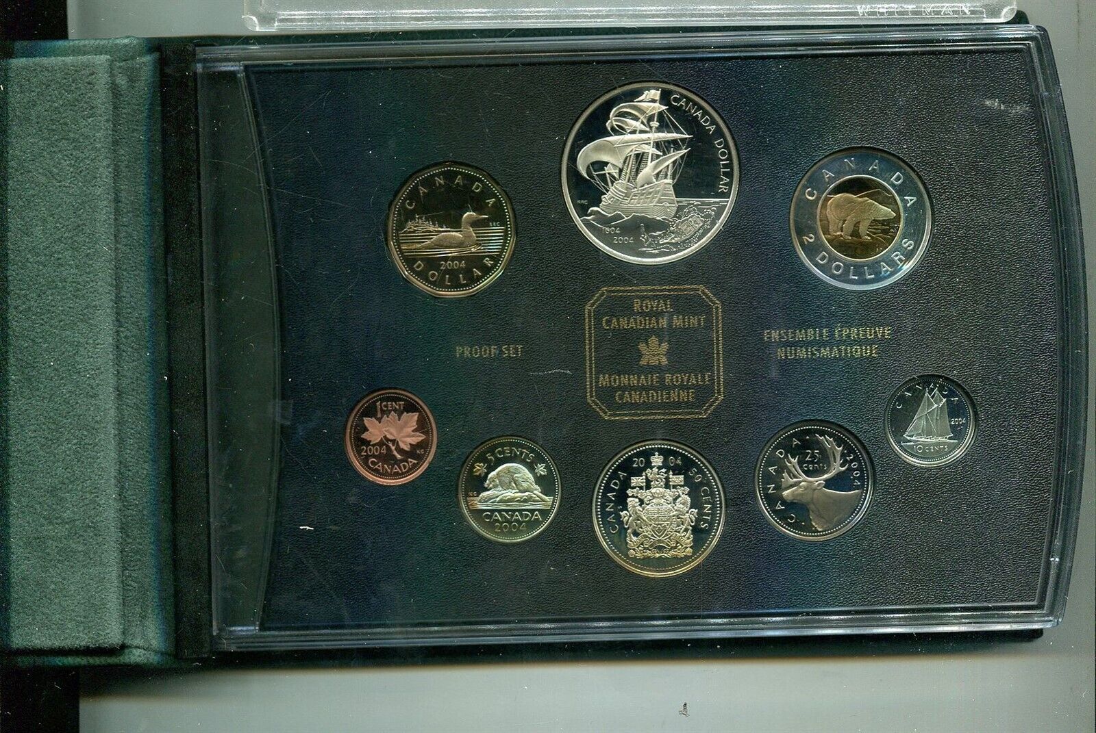 2004 CANADA 8 COIN SILVER PROOF SET ORIGINAL BOX AND COA 9013Q