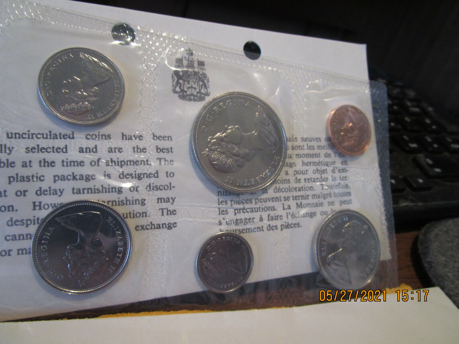 1972 Royal Canadian Mint Proof Set +++++ (6)