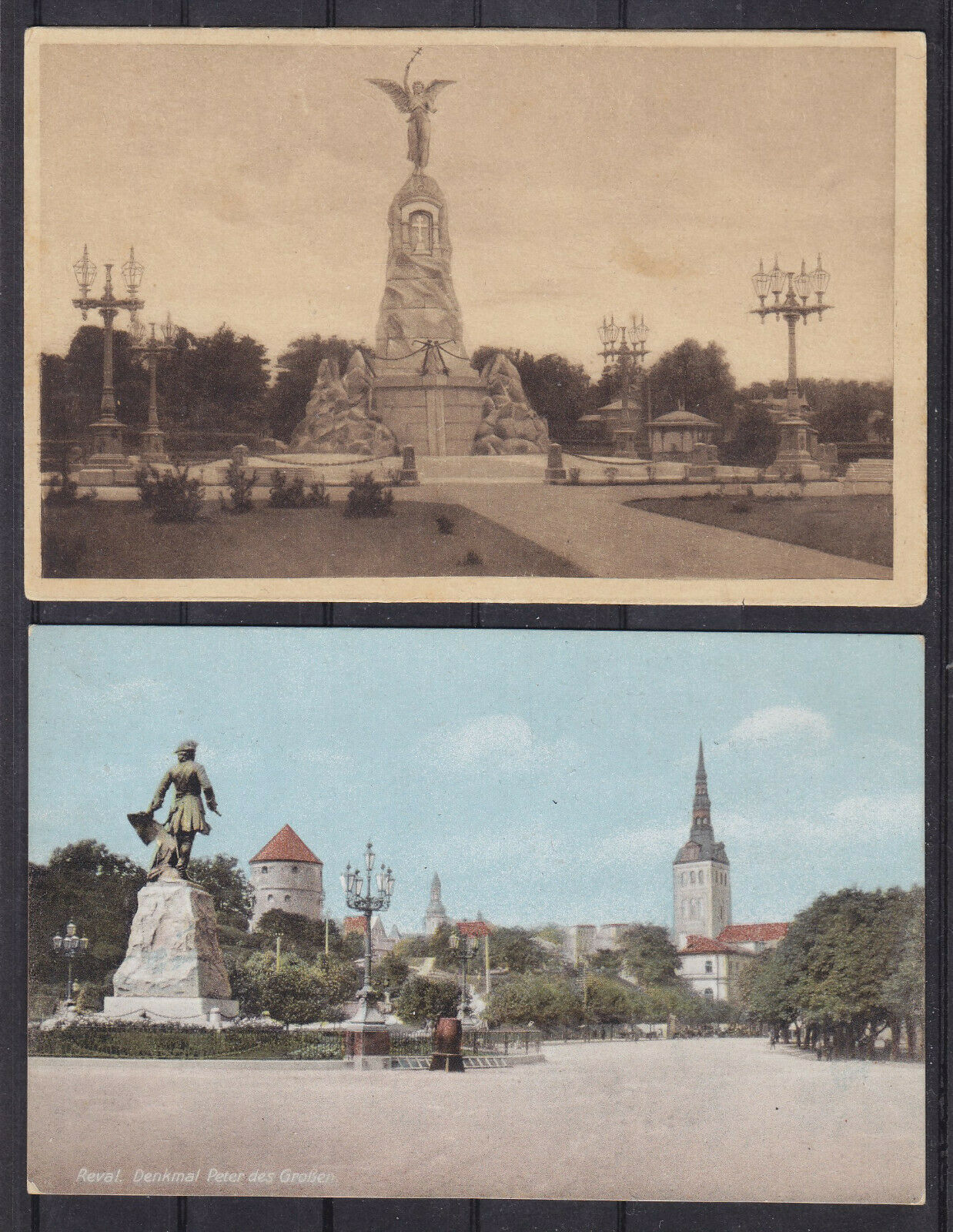 Estonia Tallinn / Reval 4 Old Pre - 1918 Postcards