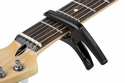 Genuine Fender Phoenix Acoustic Or Electric 6-string Spring Guitar Capo - Black