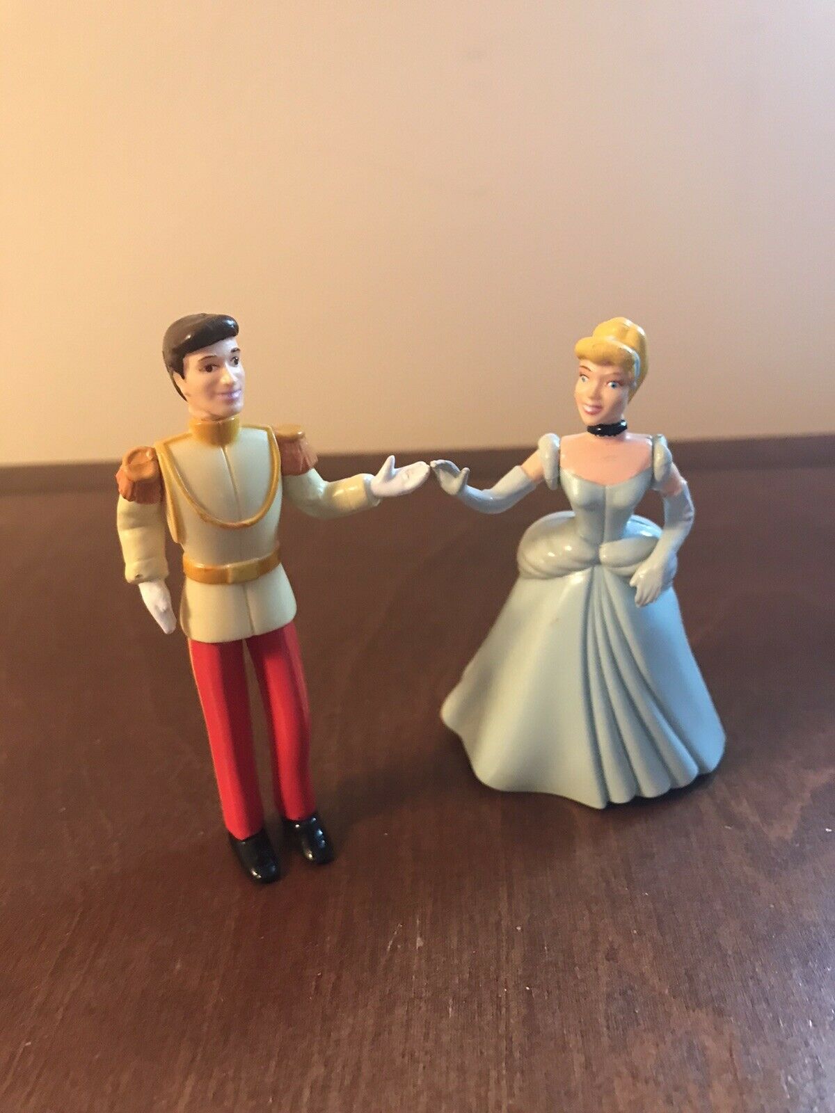 Disney Cinderella & Prince Charming Plastic Figures