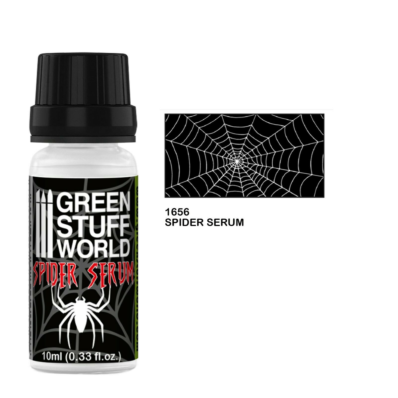 SPIDER SERUM 10 ml - plastic filaments spider web scenery dioramas airbrush