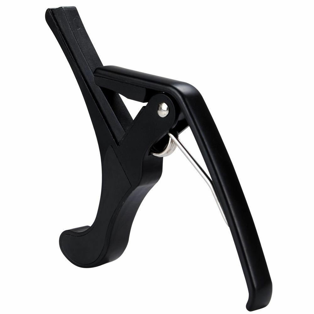 Quick Change Tune Clamp Trigger Capo Acoustic Electric Classical Guitar Black