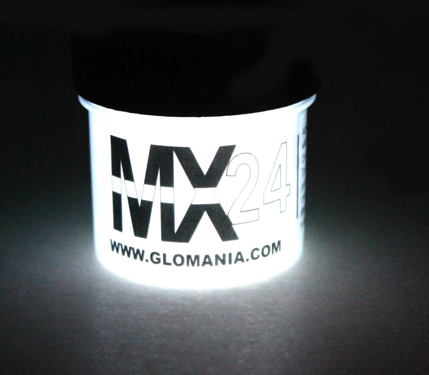White Mx24 Extreme Glow In The Dark Paint  Super Bright 1oz Free Uv Keyring