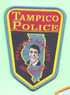 ILLINOIS- TAMPICO POLICE- PRESIDENT REAGAN'S BIRTHPLCE- SEE PRES REGAN-NICE