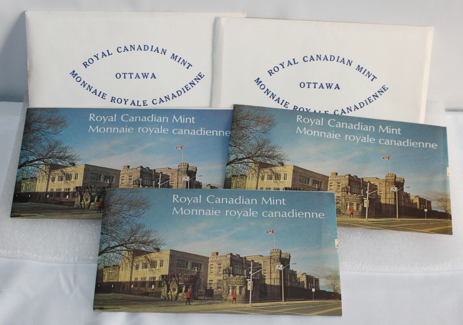 5 Royal Canadian 6 Coin Proof Like RCM Sets Envelopes & COA 1971-1975 Canada