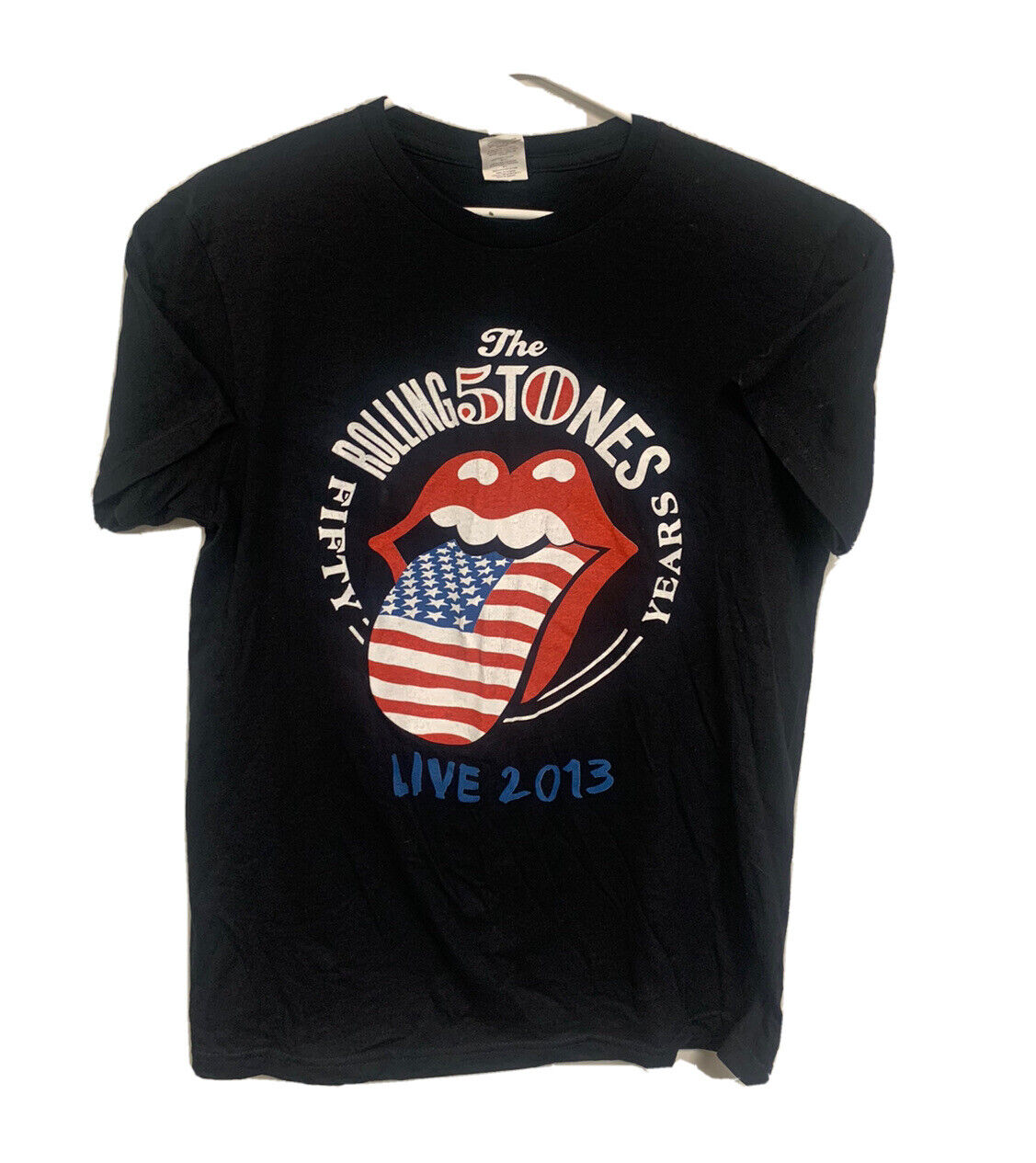 Rolling Stones 2013 50 Years Still Countinng Grr Philly Boston Dc Shirt Medium
