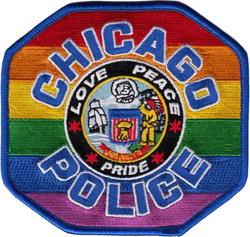 Chicago Police Shoulder Patch: Gay Pride