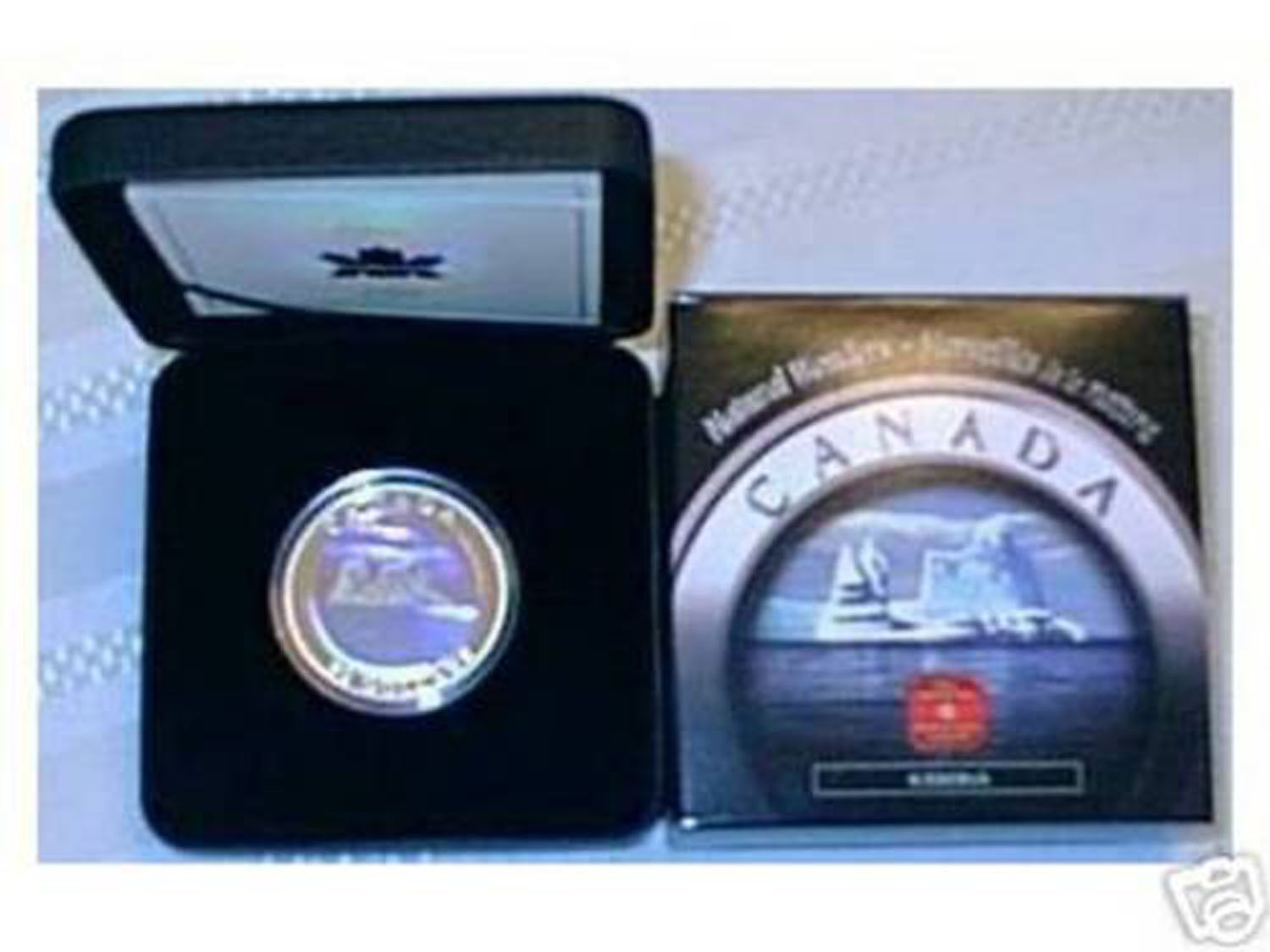 2004 $20 ICEBERG- Over 1 Oz. Silver- Only 24,879 Minted- NATURAL WONDERS SERIES