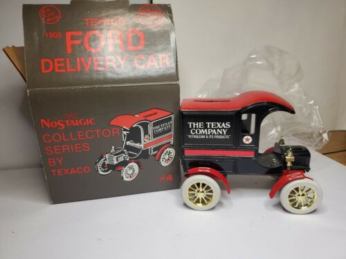 Piggy Bank The Nostalgic Collector Series By Texaco #4. 1905 Ford Delivery Car