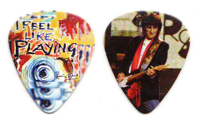 Rolling Stones Ron Wood Photo Guitar Pick #3 2010 I Feel Like Playing Solo Tour