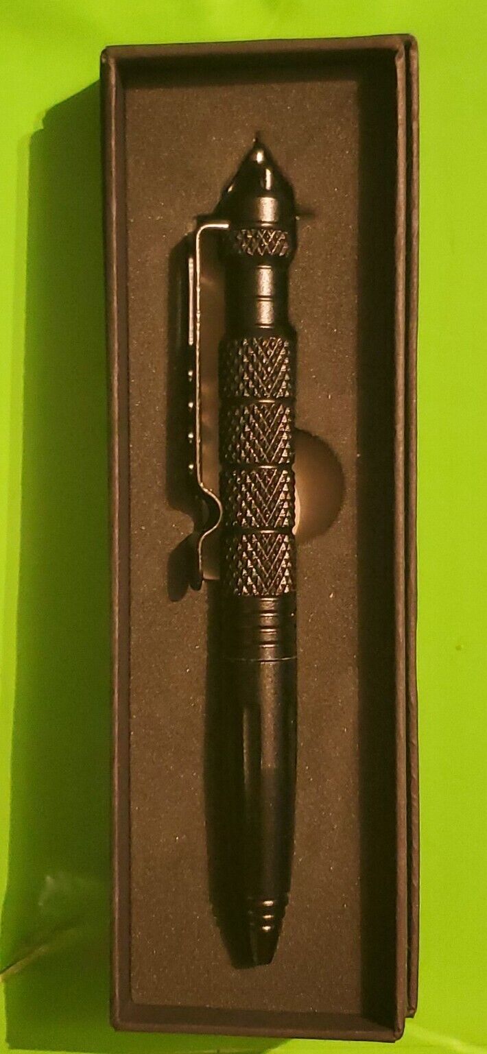Uzi Tactical Pen Black TACPEN 6 BLK 6 1/8