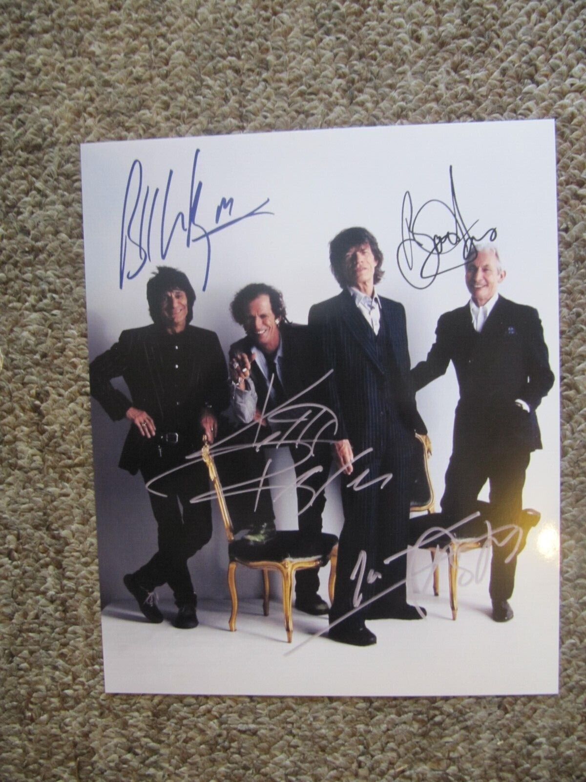 Rolling Stones Concert Collection. Signed Photo, Tour Programs, Tickets, Etc.