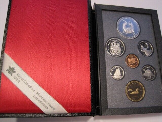 Canada 1988 Proof Set Double Dollar 250th Ann. of Ironworks RCM w/COA and Box
