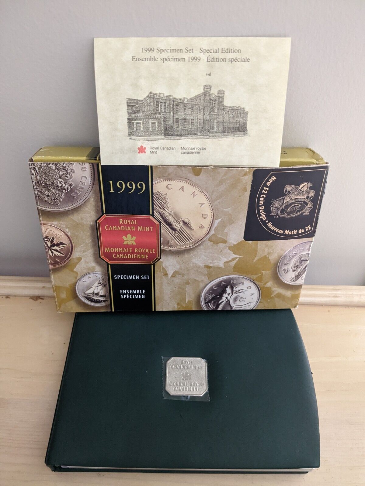 Royal Canadian Mint 1999 Specimen Set  - 7 Coins with Box And COA