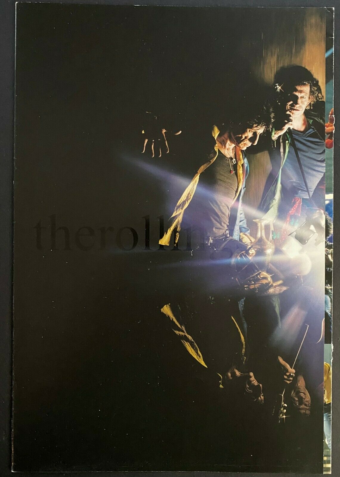 2005-2007 Rolling Stones Bigger Bang Concert Tour Poster + 4 Page Fold Out
