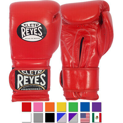 Cleto Reyes Hook and Loop Leather Training Boxing Gloves